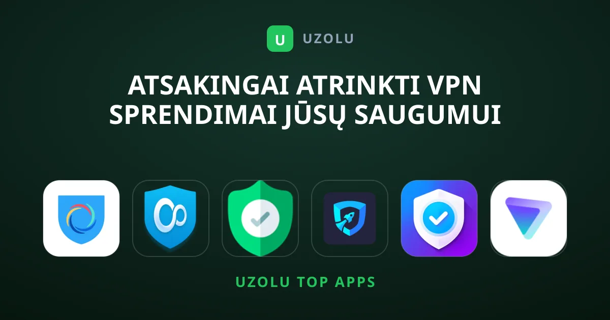 Atsakingai Atrinkti VPN Sprendimai Jūsų Saugumui